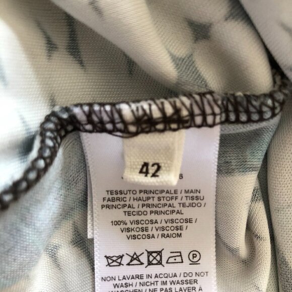 MALIPARMI Italy Printed Jersey Knit Dress size S - Picture 8 of 9